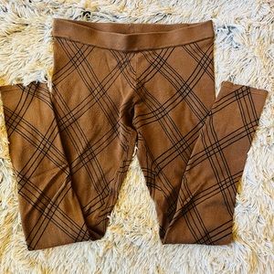 Vintage Brown Sweater Leggings
